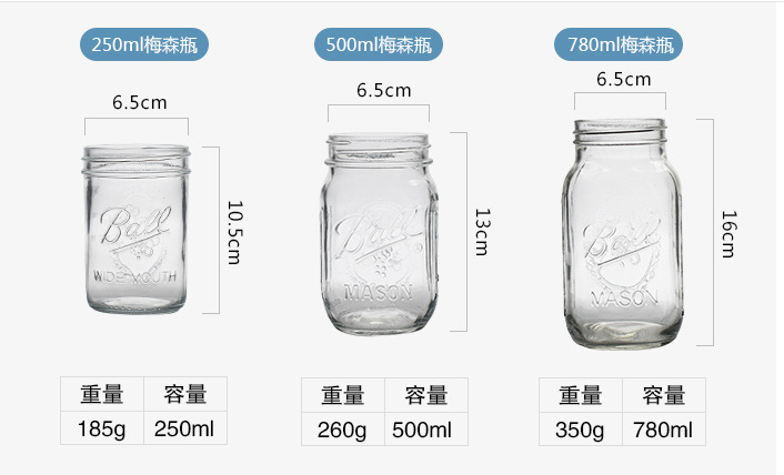 廠家直銷梅森杯，梅森罐